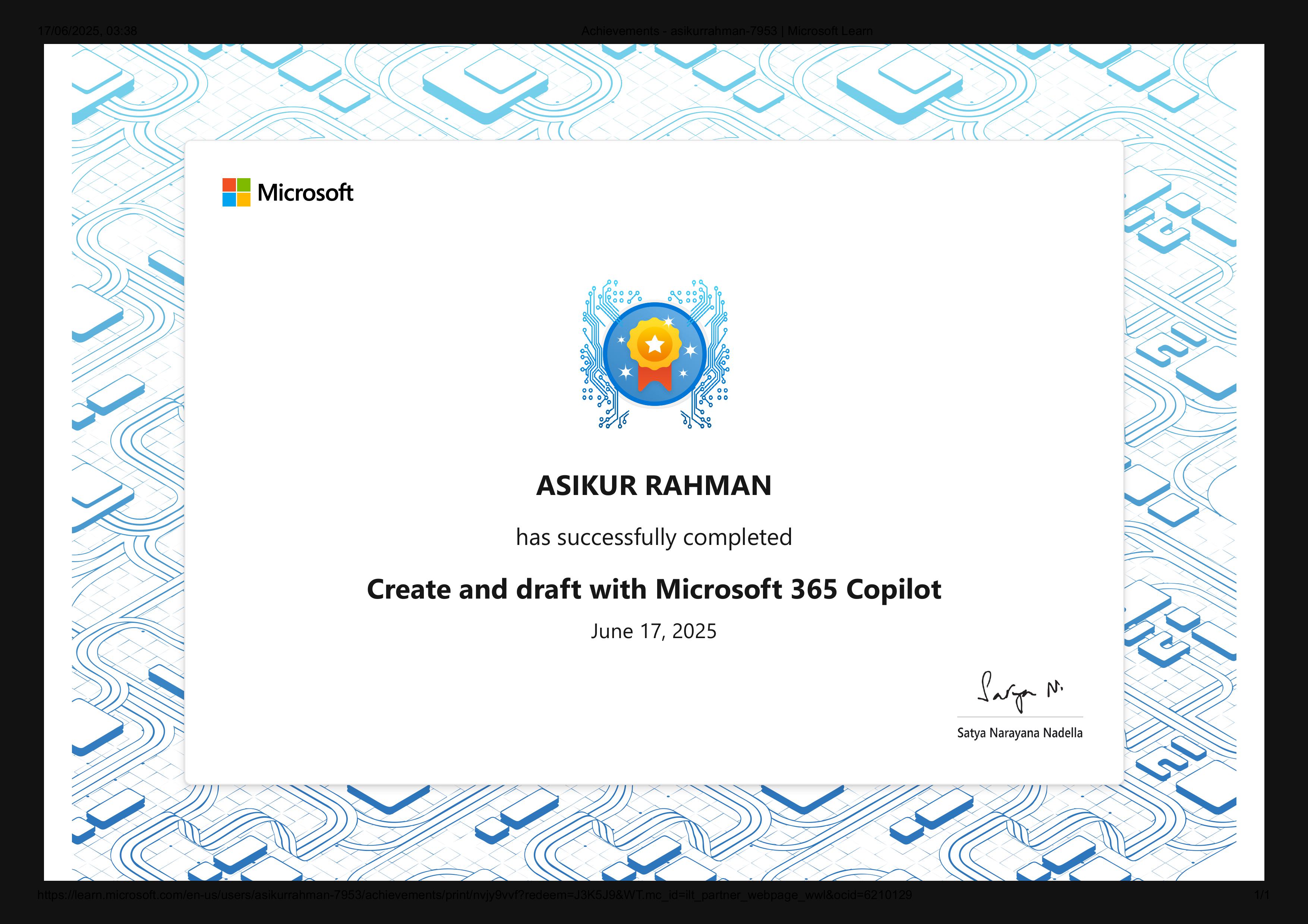 Create and draft with Microsoft 365 Copilot